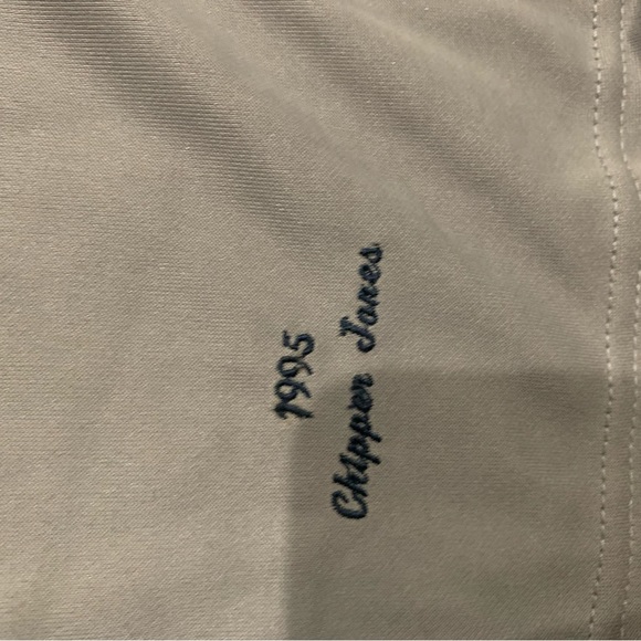 Chipper Jones Atlanta Braves 1995 World Series Jersey Mens XL NWT Road Gray - Picture 8 of 13